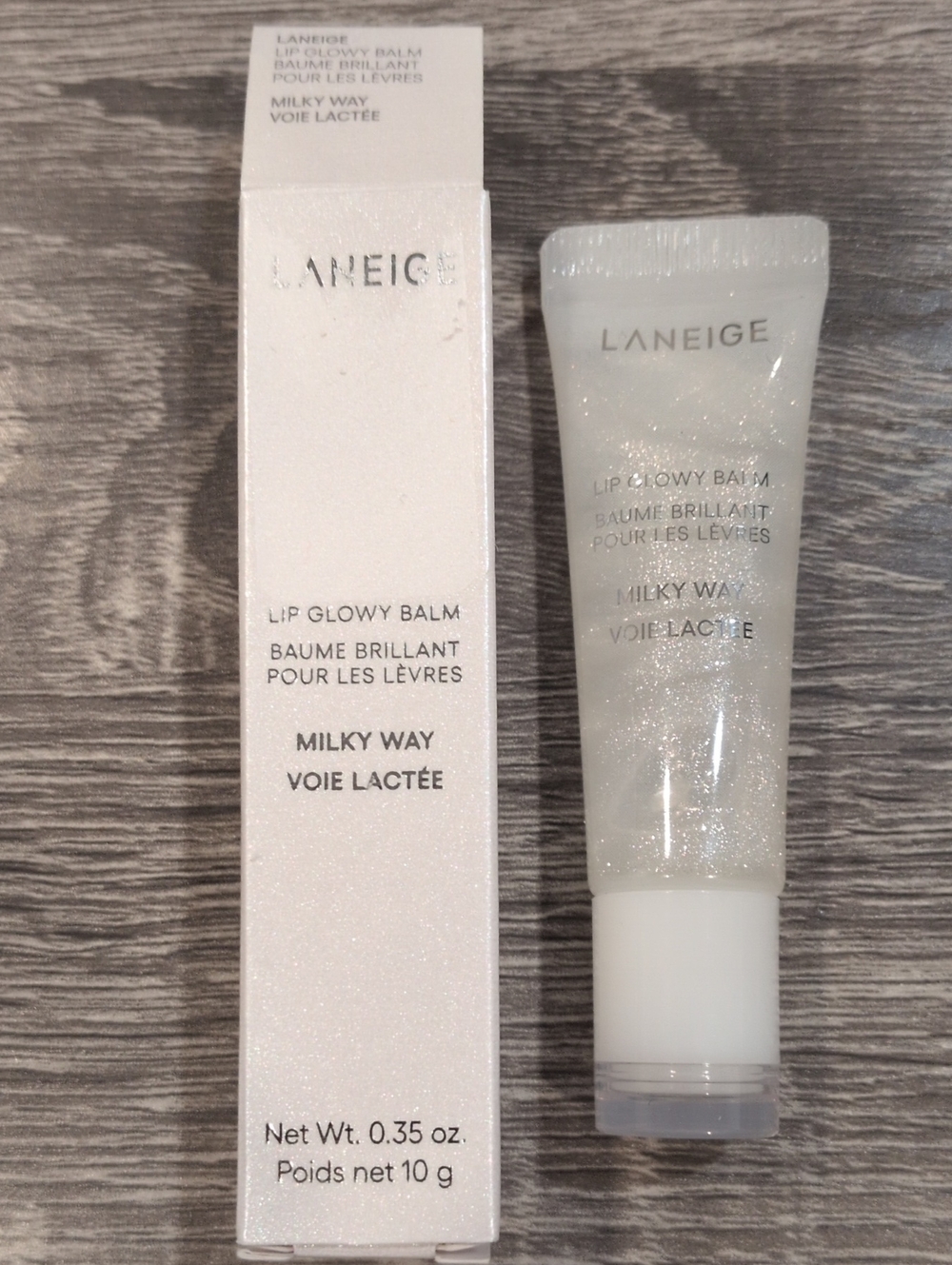 LANEIGE Lip Glowy Balm - Milky Way (Sheer Pearlescent White)